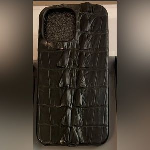📱 🐊 Apple IPhone 14 Pro Max Leather 🐊 Phone Case